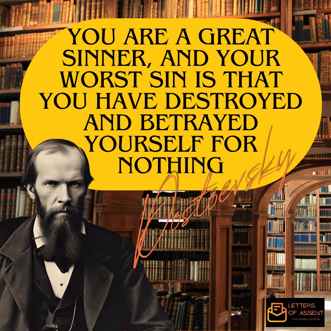 MitchWaystone's tweet photo. Why Does Dostoyevsky Suck?

Dostoevsky was a nobody. A Russian loser with a messy life. 

Here are 7 reasons he sucks... https://t.co/DK73O8Bnvh