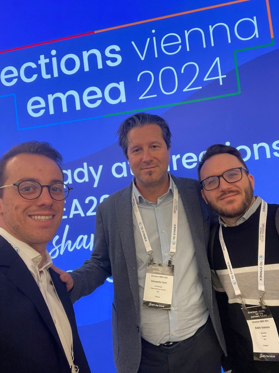Cegeka_IT's tweet image. 🚨Incredibile esperienza a Vienna per l&apos;𝐄𝐌𝐄𝐀 𝐃𝐢𝐫𝐞𝐜𝐭𝐢𝐨𝐧𝐬 𝐟𝐨𝐫 𝐏𝐚𝐫𝐭𝐧𝐞𝐫𝐬 𝟐𝟎𝟐𝟒!
💡Abbiamo esplorato novità e soluzioni innovative confrontandoci con esperti e partner di tutta Europa. #DirectionsforPartners #BusinessCentral #Dynamics365 #InCloseCooperation