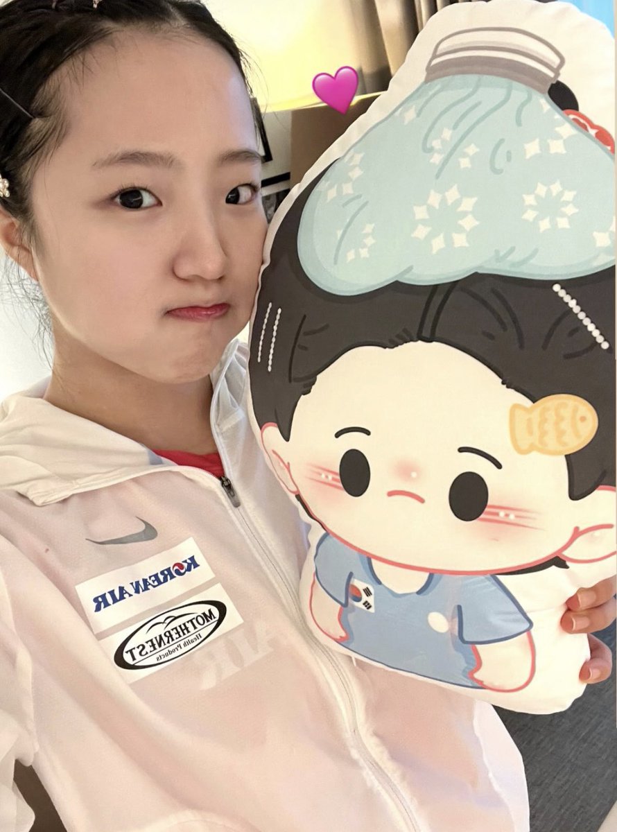 sybwave's tweet photo. 유빈아 화이팅 이번 WTT도 응원하고잇어 ❤️ https://t.co/FnuZb37kAS