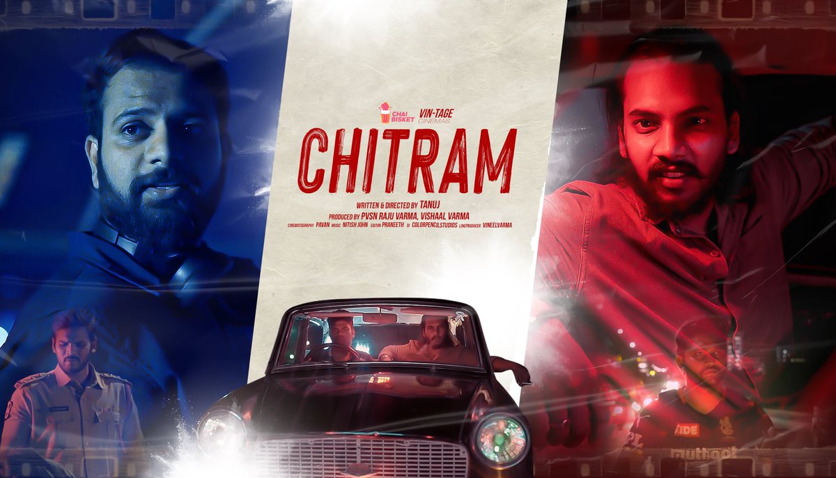 Tanuj (@chitrambytanuj) on Twitter photo From Inspirations To learnings and The Making
#Chitram
8 nights of Shoot
10 Characters
29 minutes 53 Seconds 🔒 Runtime
And Finally, Now we are Coming with CHAIBISKET Very veryyyyy sooon
<a href="/VineeelP/">Vineel Varma P</a> <a href="/initishjohn/">Nitish John</a> <a href="/_LoneSurvivor/">_</a> <a href="/shravstweets/">Chitram 𓃰</a> From Inspirations To learnings and The Making
#Chitram
8 nights of Shoot
10 Characters
29 minutes 53 Seconds 🔒 Runtime
And Finally, Now we are Coming with CHAIBISKET Very veryyyyy sooon
<a href="/VineeelP/">Vineel Varma P</a> <a href="/initishjohn/">Nitish John</a> <a href="/_LoneSurvivor/">_</a> <a href="/shravstweets/">Chitram 𓃰</a>