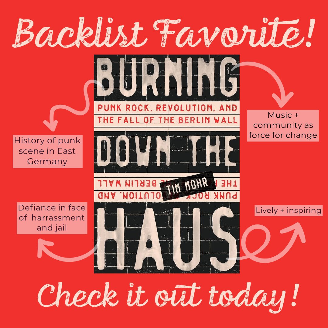 Tomorrow marks the 35th anniversary of the fall of the Berlin Wall.

What better time to read "Burning Down the Haus," Tim Mohr's book about the role of East Germany's punk scene in bringing down the wall!

libcat.arlingtonva.us/Record/189721