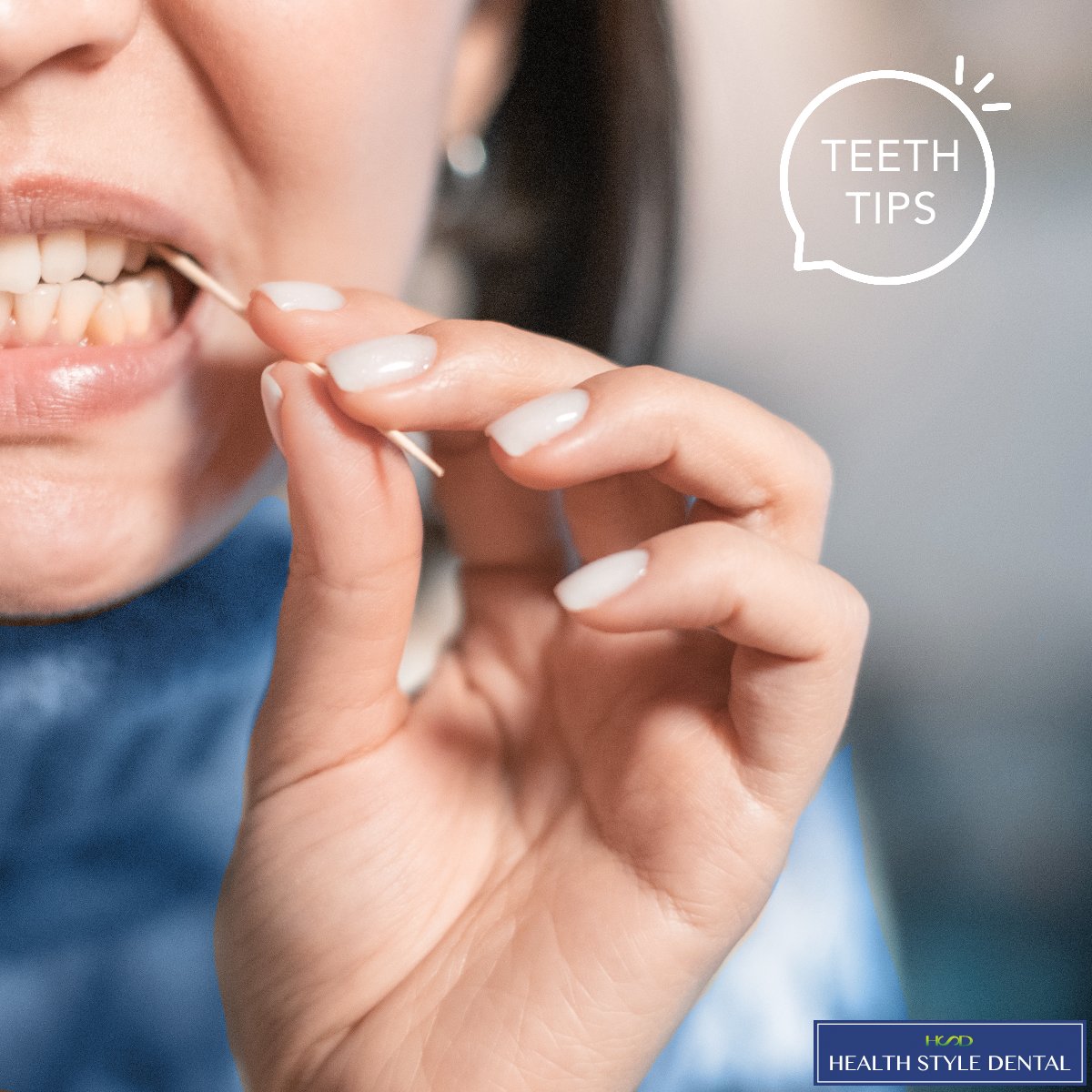 healthstylesk's tweet image. Toothpicks can be risky! The toothpick can break, introduce bacteria to your gums, and damage dental work. Opt for dental floss or interdental brushes instead for a healthier smile. #TeethTips 😃
