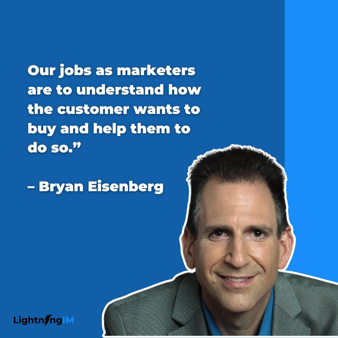 lightningim_com's tweet image. When you understand the customer's buying journey, you can create smoother, more intuitive paths to purchase. #MarketingQuotes #CustomerJourney #EisenbergInsight #EmpathyInMarketing #ConversionOptimization