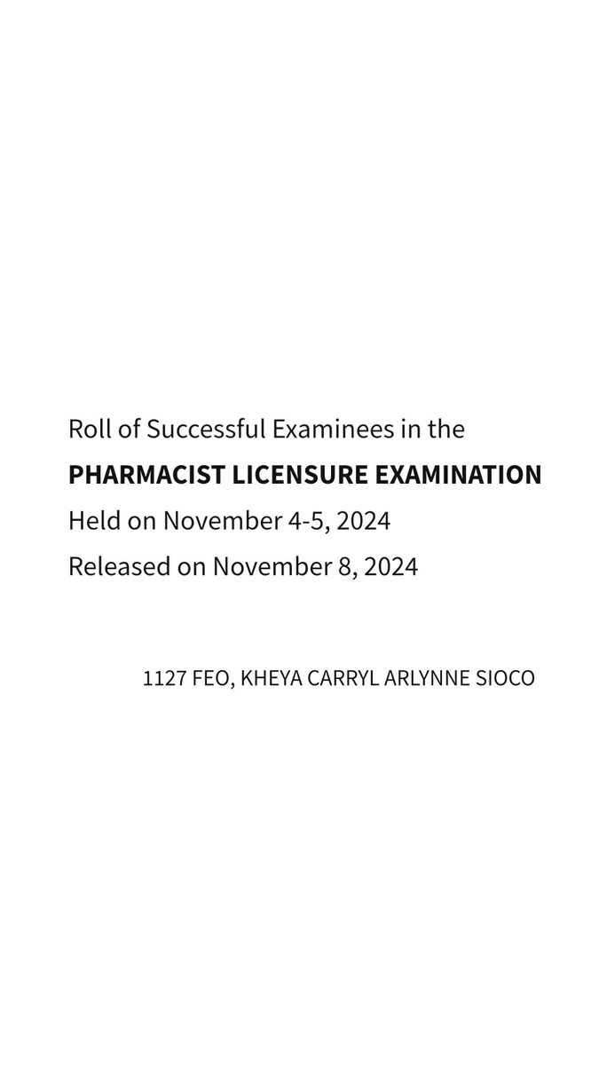 kheyaa_'s tweet photo. Kheya Carryl Arlynne S. Feo, RPh https://t.co/Zy5TxtsMyX