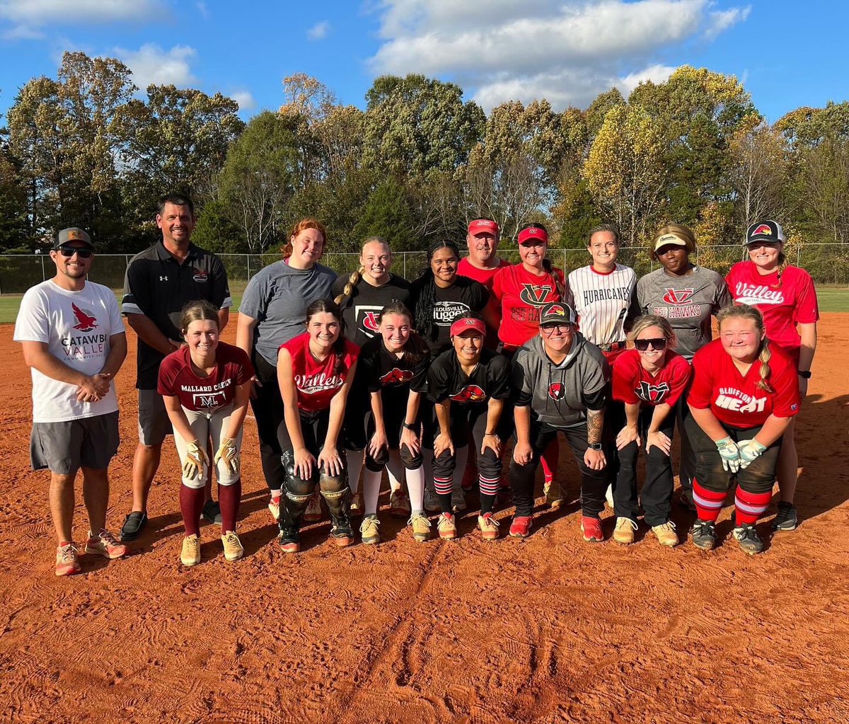 CVRedHawksSB's tweet photo. First practice on our soon to be brand new field! Stay tuned for updates on finishing up our new field! Huge thank you to our turf management guys for everything! Big things happening at CVCC 🙌🏻 https://t.co/U87KEXa0oV