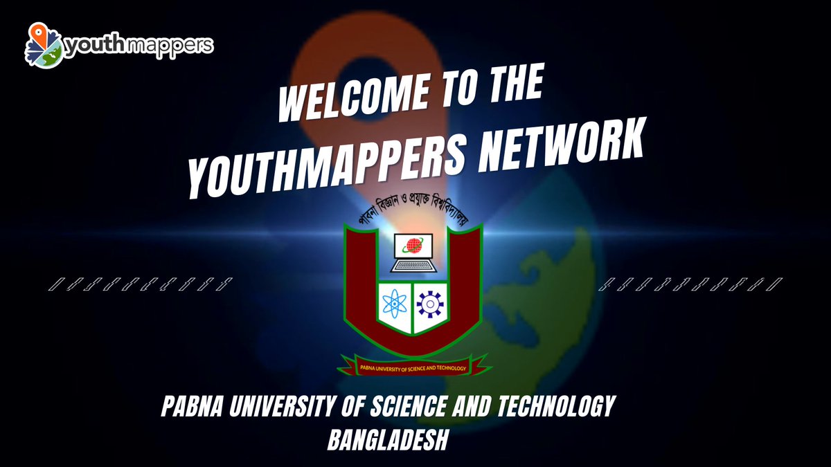 I love to enrich our network. 

Welcome to the YouthMappers network ❤️🤘 PUST YouthMappers. 
The 27th Chapter in Bangladesh 🇧🇩

#YouthMappers