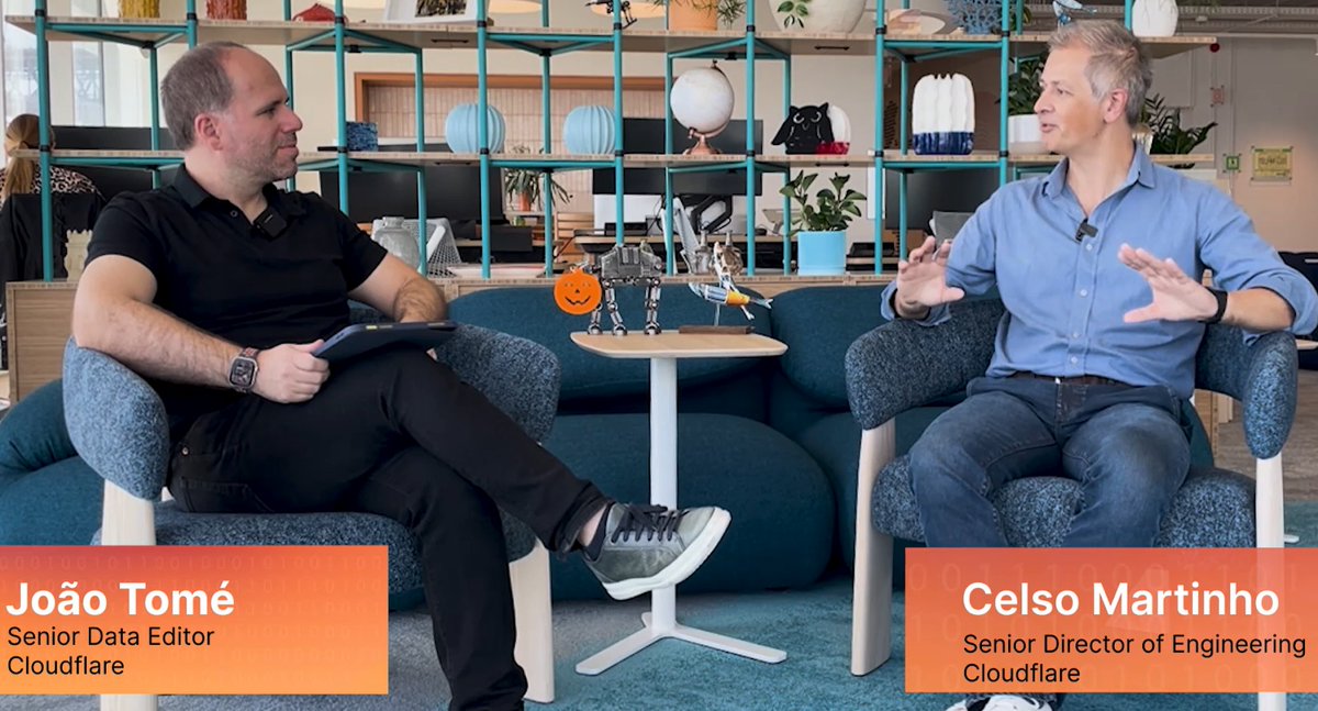 CloudflareTV's tweet image. New today! #ThisWeekInNET features special guest Celso Martinho, Sr. Director of Engineering at Cloudflare, who talks about simplifying life for developers with Cloudflare Workers and the importance of AI security. Watch now >> cloudflare.tv/this-week-in-n… @Emot @CloudflareDev…