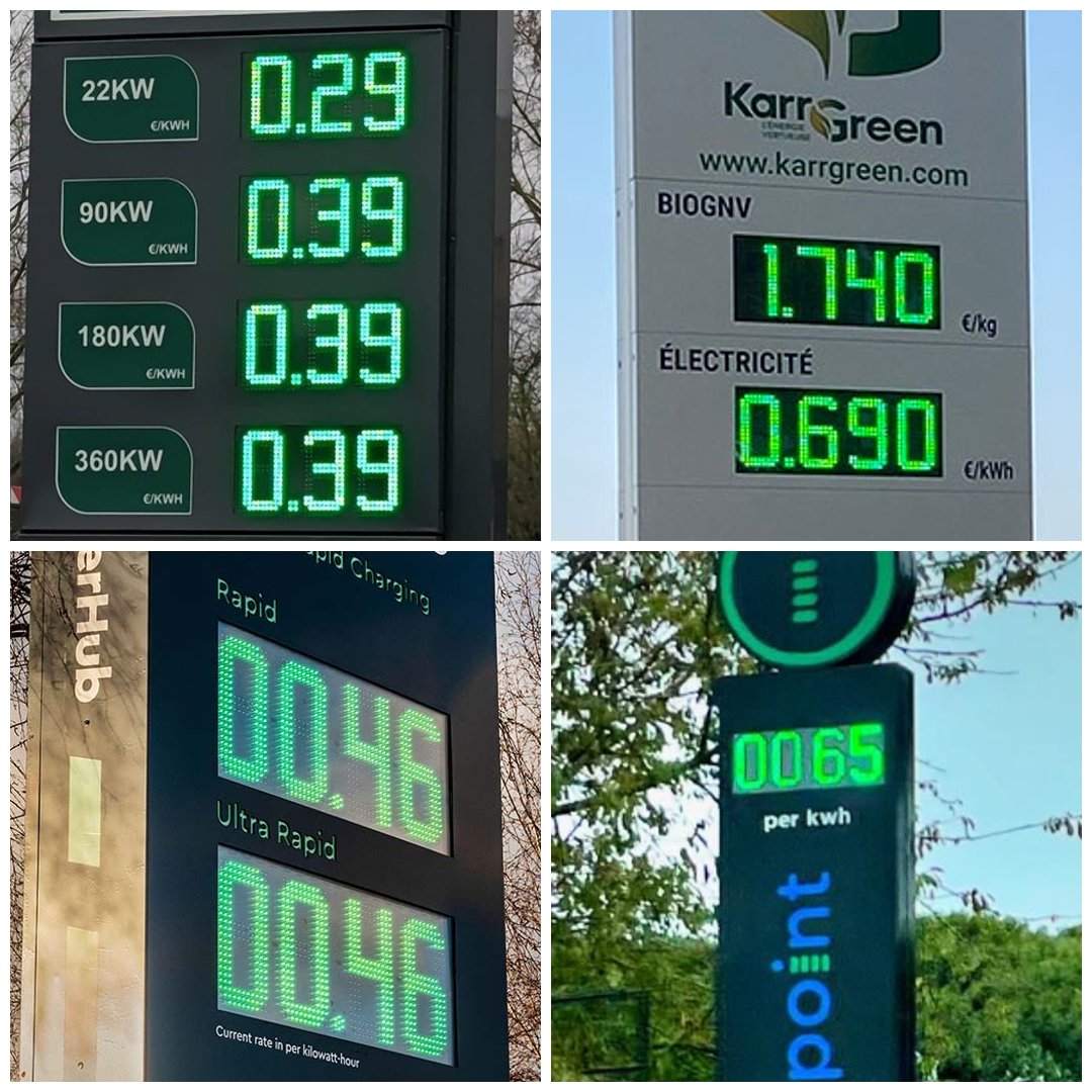 plugshare's tweet photo. Who would like to see more locations have visible signage of their current prices? Would this impact your choice to charge? It's great companies have this and hope to see more! https://t.co/tI8HPMvAKE