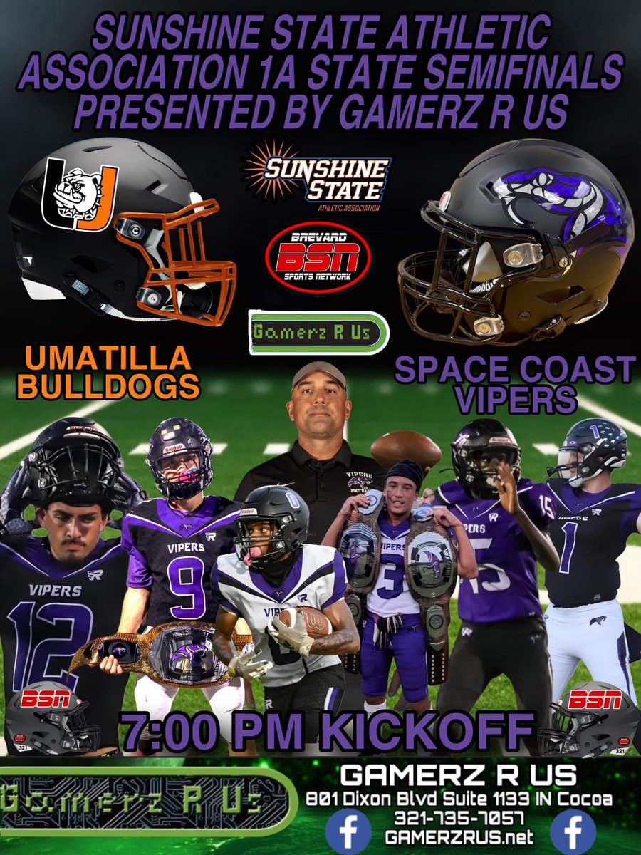 BrevardSportsNetwork (@sportsbrevard) on Twitter photo Tonight at 7 on <a href="/SportsBrevard/">BrevardSportsNetwork</a> #Facebook Page … The <a href="/SSAAFootball/">SSAA Football</a> 1A state semifinals, <a href="/Umatillafootbal/">Umatilla Football</a> at <a href="/schsviperfb/">Space Coast High School Vipers Football</a> ….<a href="/schsviperfb/">Space Coast High School Vipers Football</a> <a href="/CoachJakeOwens9/">Jake Owens</a> Tonight at 7 on <a href="/SportsBrevard/">BrevardSportsNetwork</a> #Facebook Page … The <a href="/SSAAFootball/">SSAA Football</a> 1A state semifinals, <a href="/Umatillafootbal/">Umatilla Football</a> at <a href="/schsviperfb/">Space Coast High School Vipers Football</a> ….<a href="/schsviperfb/">Space Coast High School Vipers Football</a> <a href="/CoachJakeOwens9/">Jake Owens</a>