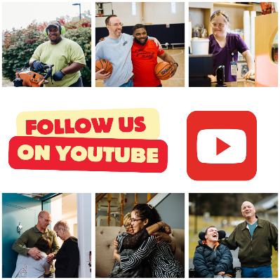 Our latest video series highlights the services and supports we help provide for our   individuals and families.

Watch these incredible stories on our Youtube channel!

youtube.com/@ctdds