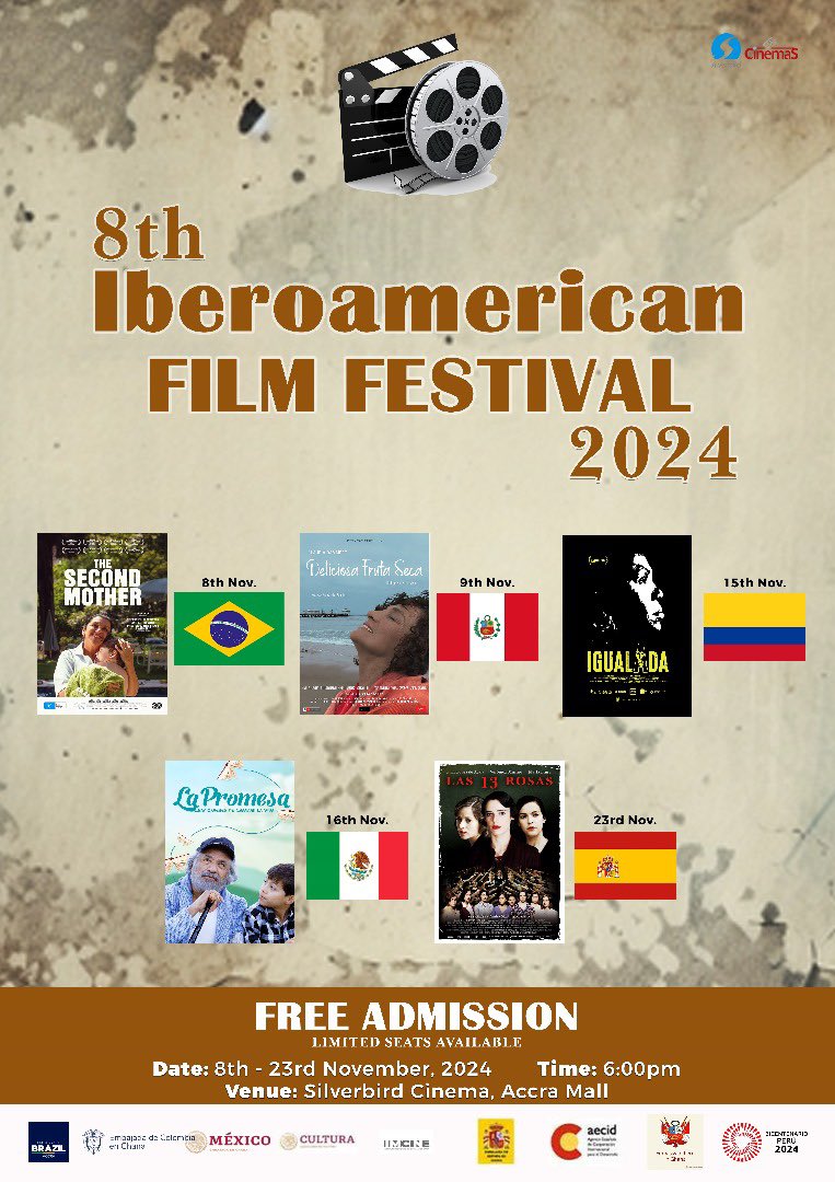 DanielGarcesC1's tweet photo. Iniciamos actividades de fin de año. Hoy lanzamos el festival iberoamericano de Cine con Brasil, España, Mexico, Peru y Colombia. Nuestra película insignia en este festival será La Igualada. https://t.co/87Lc8GQxsU