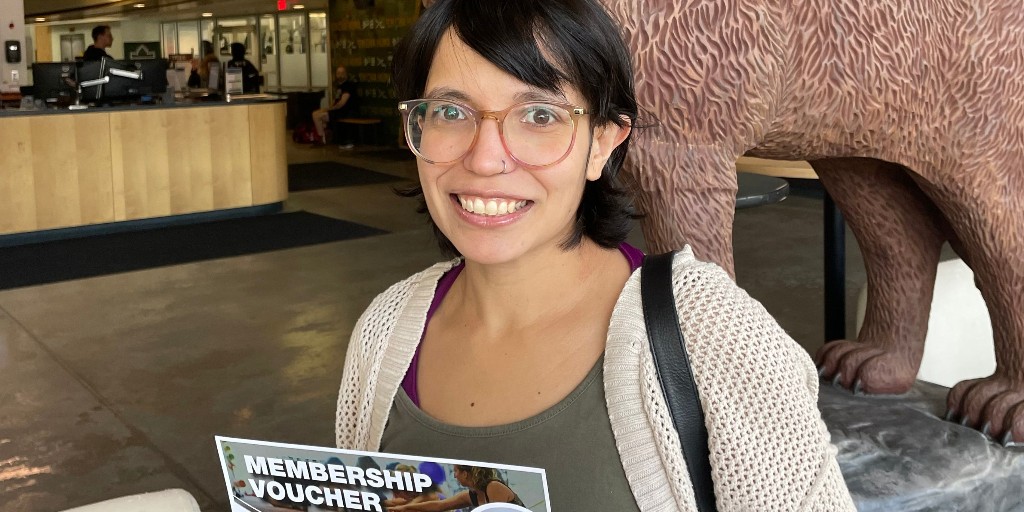 Congrats to Maya! She won the membership we gave away at October's Halloween Festival! Thanks to everyone who attended this frightfully fun community event - special thanks to Party Kings who partnered with us!  #MyNSC #UNBC #CityOfPG #PrinceGeorgeBC ️️ow.ly/Q7Sc50U0Ub9