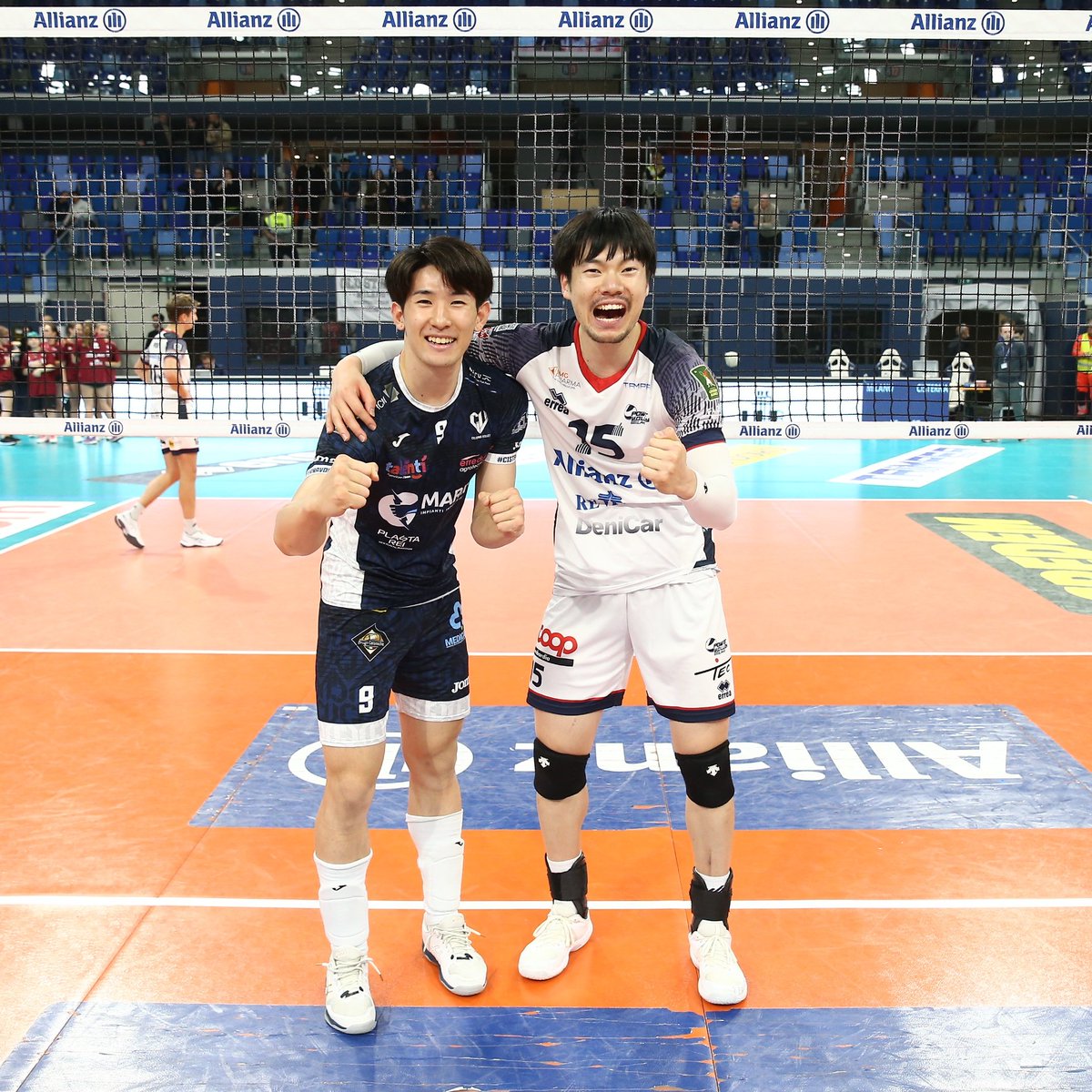 Powervolley Milano (@powervolleymi) on Twitter photo JAPANESE DUO 🇯🇵
Tatsunori Otsuka & Yuga Tarumi met yesterday in Allianz Milano 🆚 Cisterna Volley.
Milano won on the court, but friendship always wins off🫂
#AllianzMilano #PowervolleyMilano #CisternaVolley #TatsunoriOtsuka #YugaTarumi #SuperLega <a href="/volleyballworld/">Volleyball World</a> JAPANESE DUO 🇯🇵
Tatsunori Otsuka & Yuga Tarumi met yesterday in Allianz Milano 🆚 Cisterna Volley.
Milano won on the court, but friendship always wins off🫂
#AllianzMilano #PowervolleyMilano #CisternaVolley #TatsunoriOtsuka #YugaTarumi #SuperLega <a href="/volleyballworld/">Volleyball World</a>