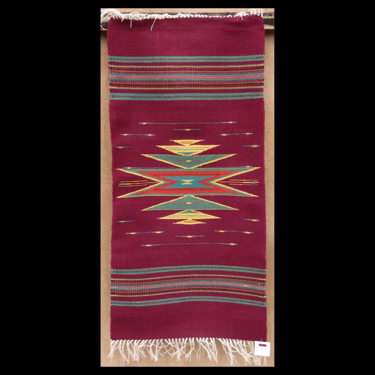 One of Emily Trujillo's apprenticeship students, Myisha Stephens, is weaving for us here at Centinela Traditional Arts! We look forward to seeing her in our studio and all the new pieces she will be producing.

You can find this piece here:
ow.ly/XgPC50U1J4W