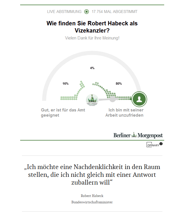 Also ich finde das qualifziert ihn um in Deutschland Kanzler zu werden. Was denkt ihr?