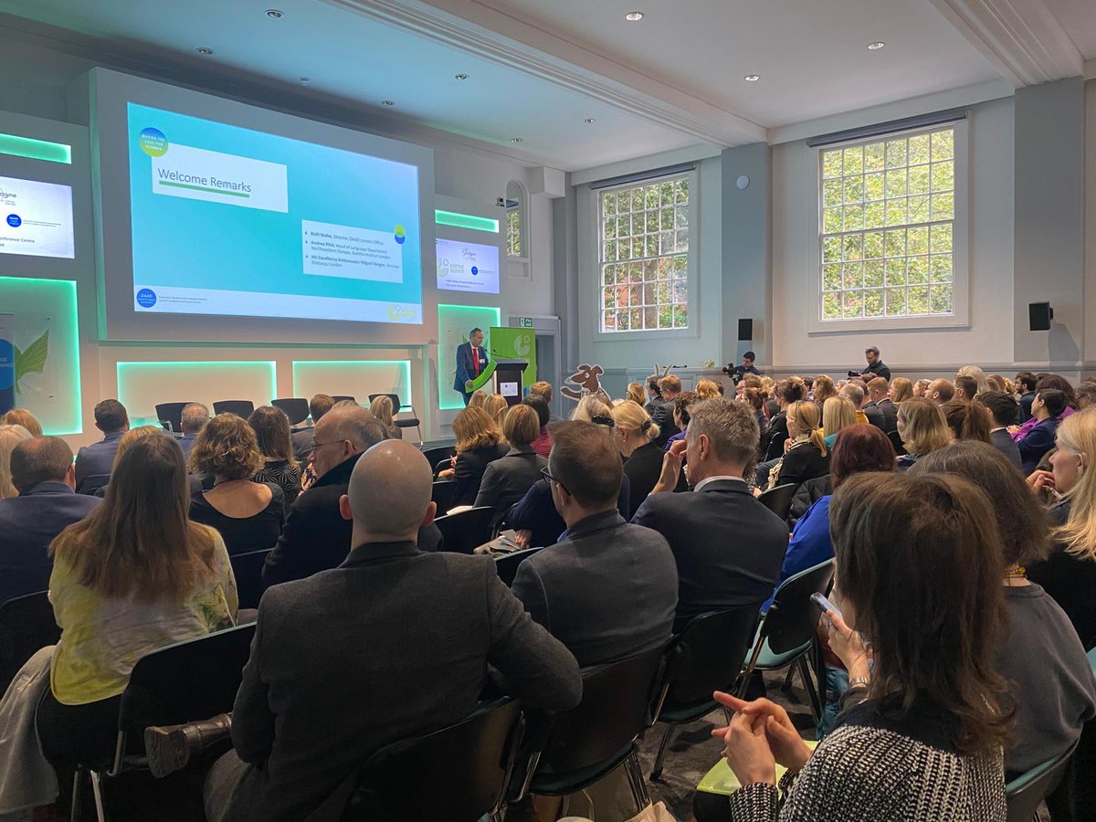 Miguel Berger (@germanambuk) on Twitter photo Great turnout at the "Making the Case for German" DAAD & Goethe-Institut symposium.
With the "Making the Case for German" initiative we are exploring concrete ways to reverse the decline in German learning in UK schools and unis.
Many thanks to <a href="/DAAD_UK_Ireland/">DAAD_UKandIreland</a> & <a href="/GI_London1/">Goethe-Institut London</a>! Great turnout at the "Making the Case for German" DAAD & Goethe-Institut symposium.
With the "Making the Case for German" initiative we are exploring concrete ways to reverse the decline in German learning in UK schools and unis.
Many thanks to <a href="/DAAD_UK_Ireland/">DAAD_UKandIreland</a> & <a href="/GI_London1/">Goethe-Institut London</a>!