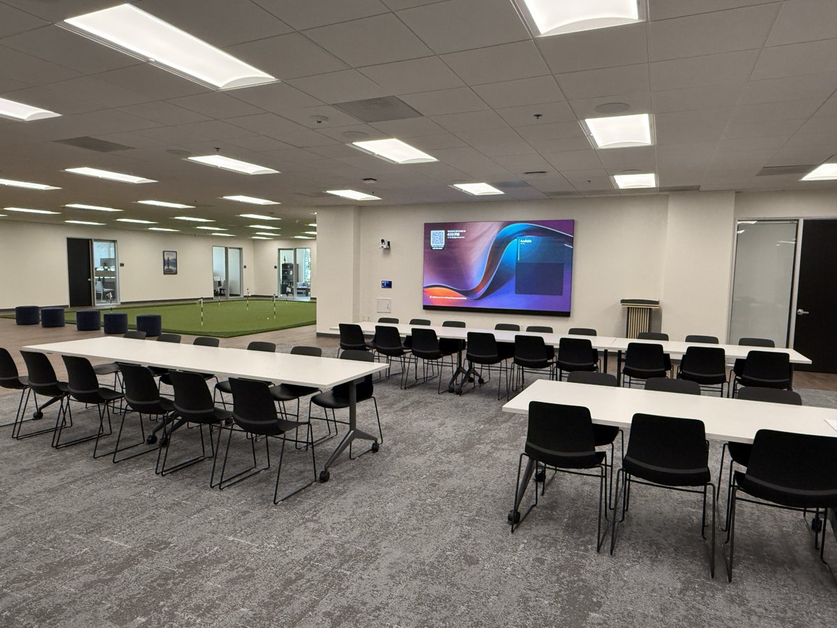 LightWerks ProAV (@lightwerksav) on Twitter photo ✨ Excited to showcase our work in STAAR Surgical’s Open Event Space! 🌟 This spot was designed for collaboration with a 135” <a href="/SharpBusinessUS/">Sharp Business USA</a> NEC Video Wall, <a href="/Crestron/">Crestron</a> , <a href="/shure/">Shure</a> , and <a href="/AVerVC/">AVer Video Conferencing</a> tech. Perfect for inspiring team events! 🖥️🎤lightwerks.com/portfolio-post… #avtweeps ✨ Excited to showcase our work in STAAR Surgical’s Open Event Space! 🌟 This spot was designed for collaboration with a 135” <a href="/SharpBusinessUS/">Sharp Business USA</a> NEC Video Wall, <a href="/Crestron/">Crestron</a> , <a href="/shure/">Shure</a> , and <a href="/AVerVC/">AVer Video Conferencing</a> tech. Perfect for inspiring team events! 🖥️🎤lightwerks.com/portfolio-post… #avtweeps