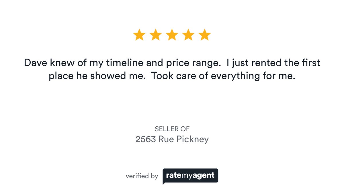 My latest #RateMyAgent review in Mandeville.
Louisiana 995705534
rma.reviews/5m33fz3shzik

...
#ratemyagent #realestate #Realty_ONE_Group_Immobilia__Mandeville