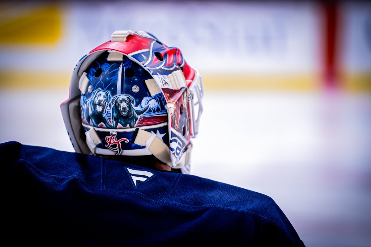 Capitals's tweet photo. LT’s mask is a national treasure 😉 https://t.co/EHGS3rYwkf
