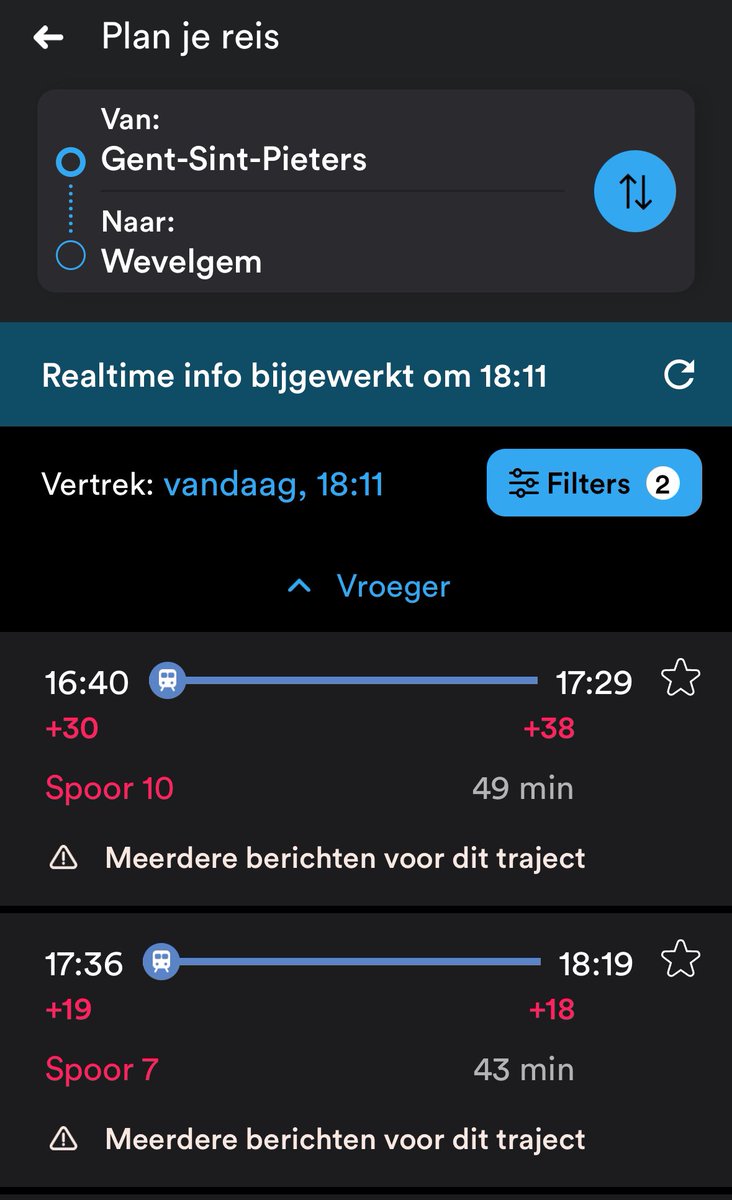 ceulechris's tweet photo. En dan hoor je doodleuk in de radio dat de @NMBS hun tarieven zal optrekken. https://t.co/smW7osYrmZ