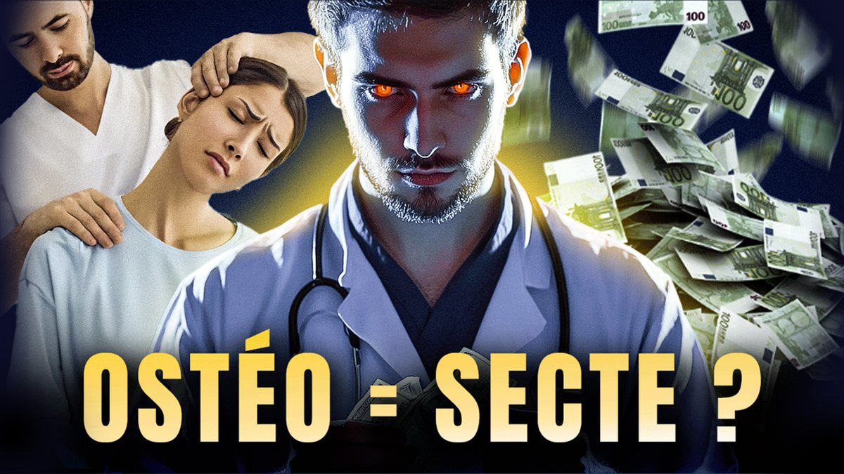 J'ai enquêté sur l'ostéopathie (Vous n'êtes pas prêts) (croyez-moi) <a href="/o_d_e_c/">Ostéopathie - Dérives et Esprit Critique</a> 

LIEN : youtube.com/watch?v=Swm6lv…