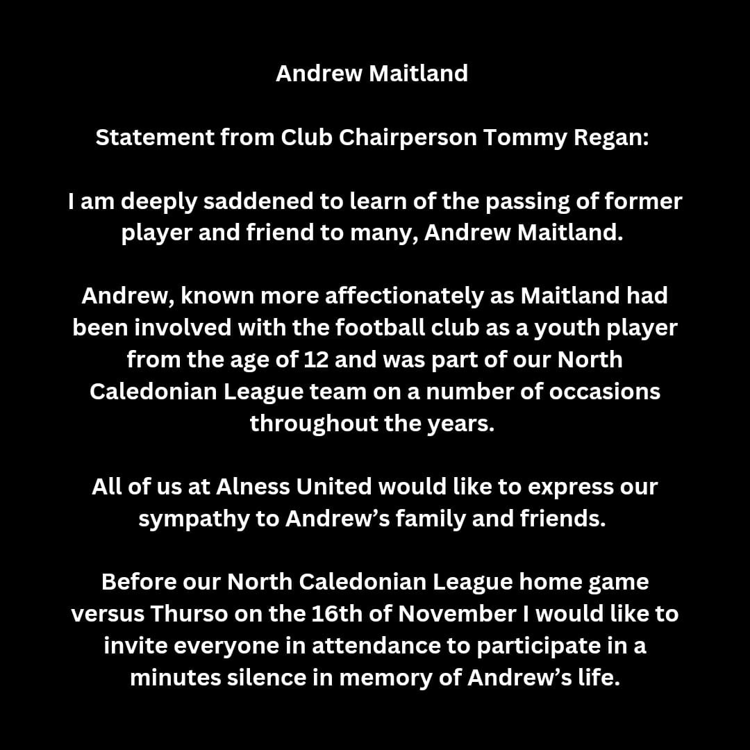 AlnessUnitedFC's tweet image. 