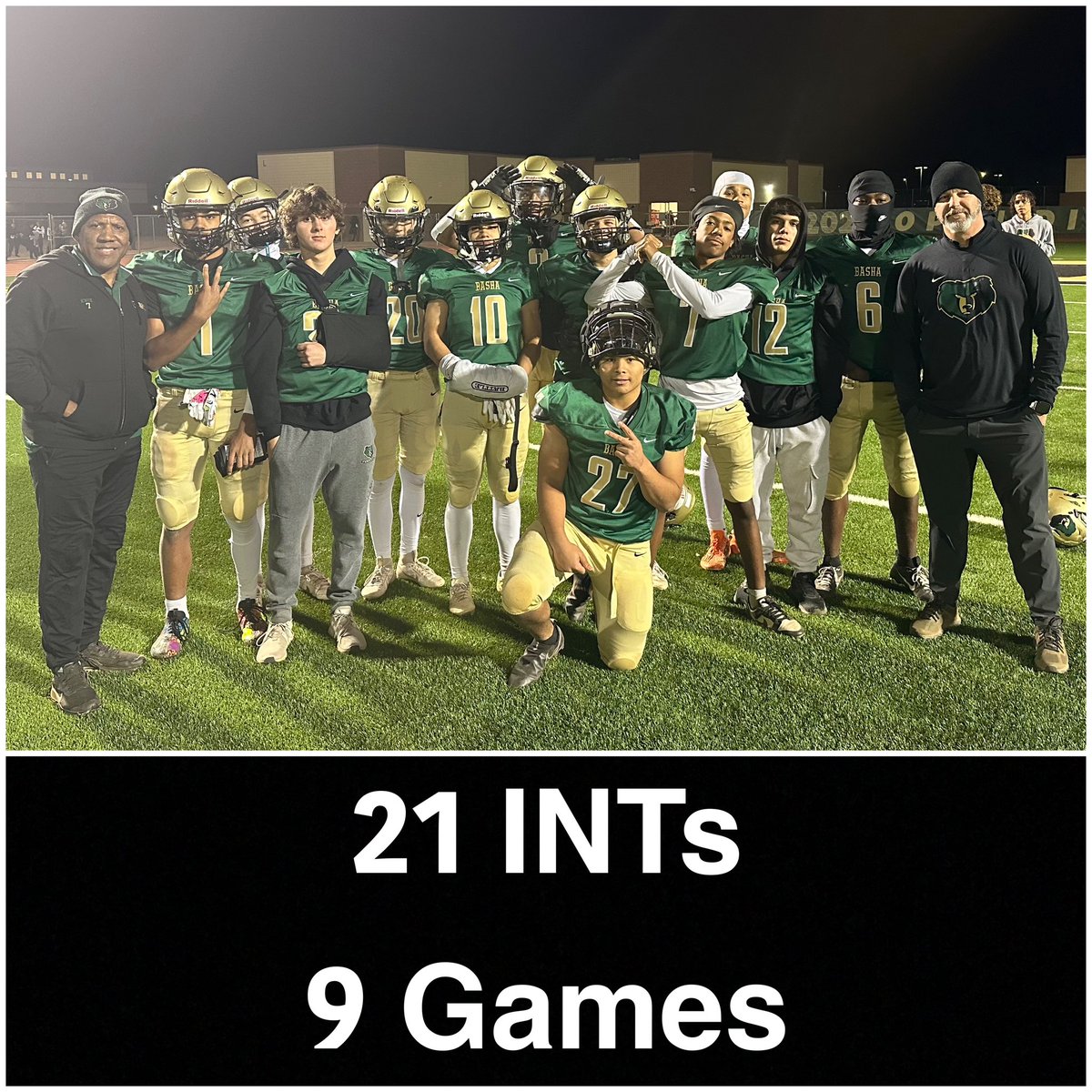 Percy Knox Jr (@percyknoxjr1) on Twitter photo 2nd year coaching the Basha JV High School Football Defensive Backs.
2 x Premier Region Champions.
2026 JV Team 8-0 with 16 INTs
2027 JVTesm 8-0-1 with 21 INTs
<a href="/bashagridiron/">Basha Gridiron</a> <a href="/RecruitingBasha/">Basha HS Football Recruiting</a> <a href="/JUSTCHILLY/">Just Chilly</a> <a href="/brettinaz/">Brett</a> <a href="/ralphamsden/">Ralph Amsden</a> <a href="/CodyTCameron/">Cody Cameron</a> <a href="/PrepRedzoneAZ/">Prep Redzone Arizona</a> <a href="/therealbeadle/">Adam Beadle</a> 2nd year coaching the Basha JV High School Football Defensive Backs.
2 x Premier Region Champions.
2026 JV Team 8-0 with 16 INTs
2027 JVTesm 8-0-1 with 21 INTs
<a href="/bashagridiron/">Basha Gridiron</a> <a href="/RecruitingBasha/">Basha HS Football Recruiting</a> <a href="/JUSTCHILLY/">Just Chilly</a> <a href="/brettinaz/">Brett</a> <a href="/ralphamsden/">Ralph Amsden</a> <a href="/CodyTCameron/">Cody Cameron</a> <a href="/PrepRedzoneAZ/">Prep Redzone Arizona</a> <a href="/therealbeadle/">Adam Beadle</a>
