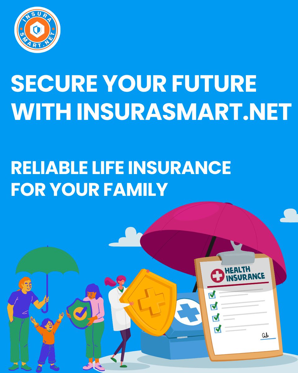 Insurasmartnet's tweet image. Your family’s future is too important to leave to chance. At InsuraSmart.Net, we provide you with life insurance options that offer peace of mind and security, no matter what life brings. 📷📷Get in touch today to explore your options with our trusted, veteran-owned team!