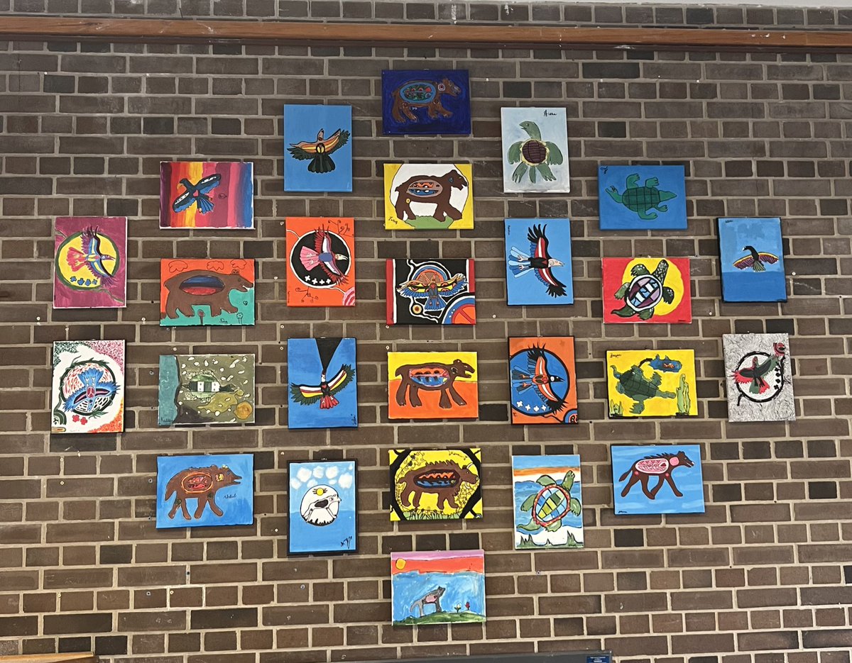 Honouring Truth and Reconciliation, students created Indigenous art with Philip Cote. The Grade 5/6 class also explored the Calls to Action, deepening their commitment to reconciliation.