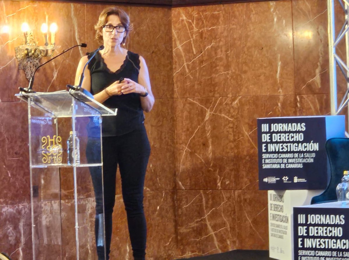 📸Comienza la jornada de tarde de las III Jornadas de Derecho e Investigación Sanitaria de Canarias, con la mesa redonda sobre ‘La importancia de la voz del paciente en la humanización sanitaria’.

(Sigue 👇🏽)