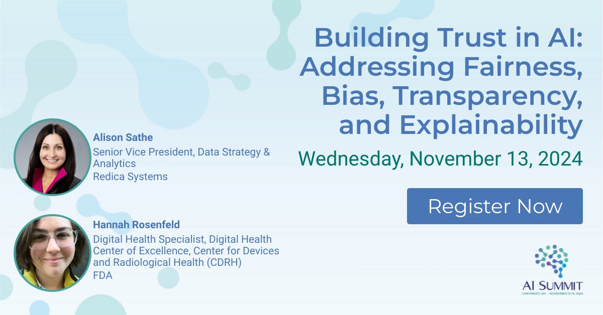 Join Alison Sathe, Hannah Rosenfeld, and Paul Hanson for two informative panels at the AFDO/RAPS Healthcare Products Collaborative 2024 AI Summit next week in Cincinnati: invt.io/1lxb2f3yla5
