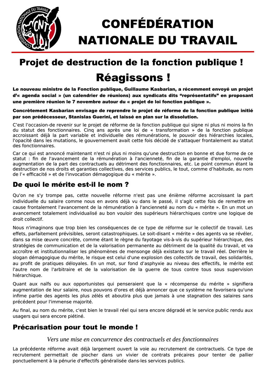 La CNT de la région parisienne tweet media