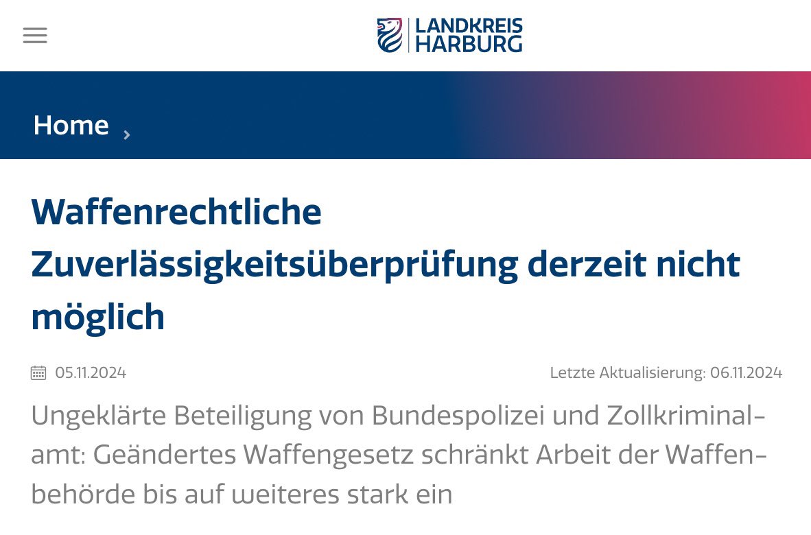 Noch schneller als befürchtet: Behörden-Infarkt! Das sogenannte Sicherheitspaket blockiert Genehmigungsprozesse!

Einen gesamten Artikel dazu finden Sie auf unserer Website unter bzl.net