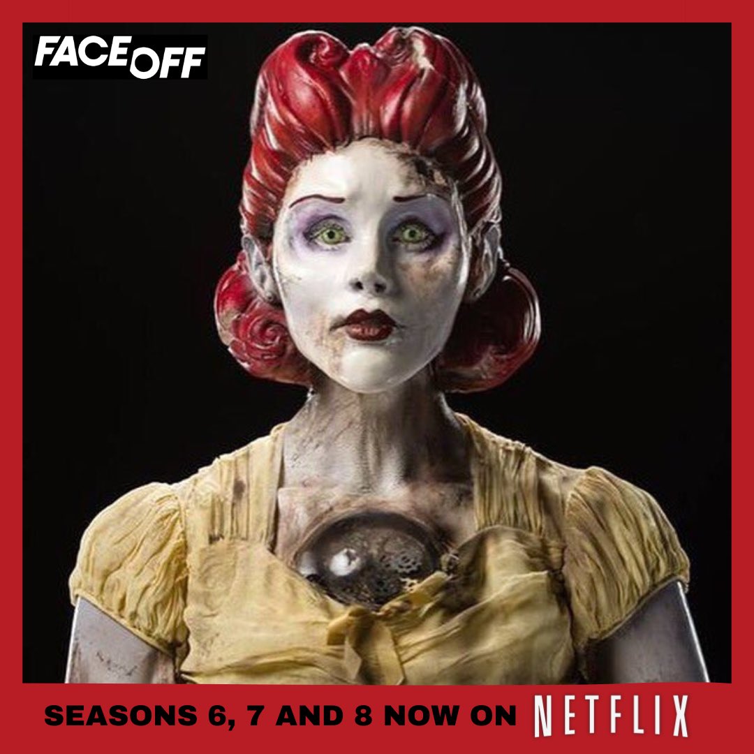 FACE OFF seasons 6, 7, and 8 are now available on NETFLIX! 

Spread the word and lets pump this up… hope to see it trending so we can get the ball rolling on bringing back our favorite show!

#Netflix #syfy #syfyfaceoff #FaceOff  #netflixandchill #nbc