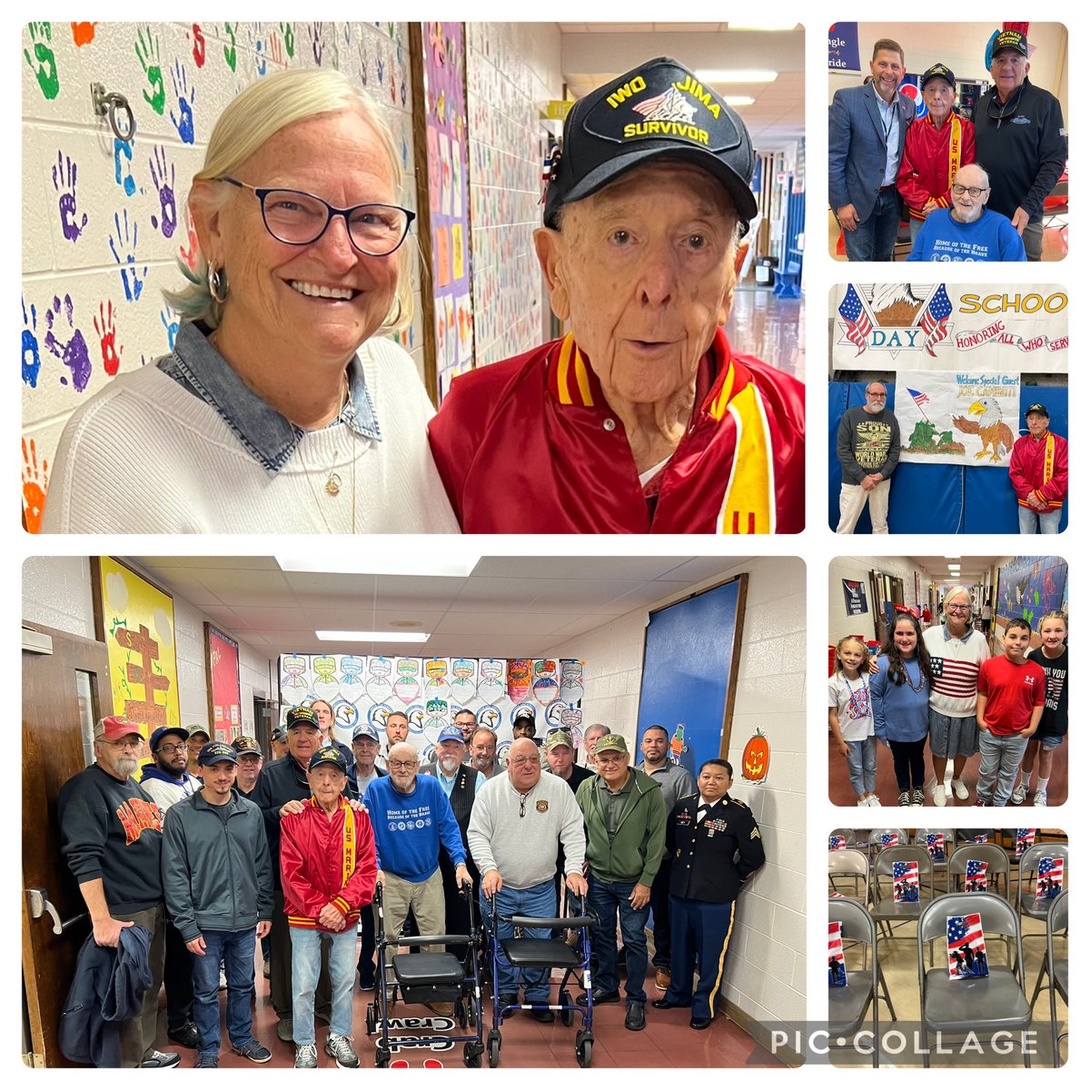 #SSSct celebrated our Veterans today. With many in attendance, we also had Ct.’s very own 100 year old only Iwo Jima survivor. ⁦<a href="/BristolCTSchool/">Bristol Public Schools</a>⁩ ⁦<a href="/BristolAllHeart/">Bristol, Connecticut</a>⁩ ⁦<a href="/DavidJHuber/">David Huber, Ed. D.</a>⁩ ⁦<a href="/walterlew55/">Walter Lewandoski</a>⁩