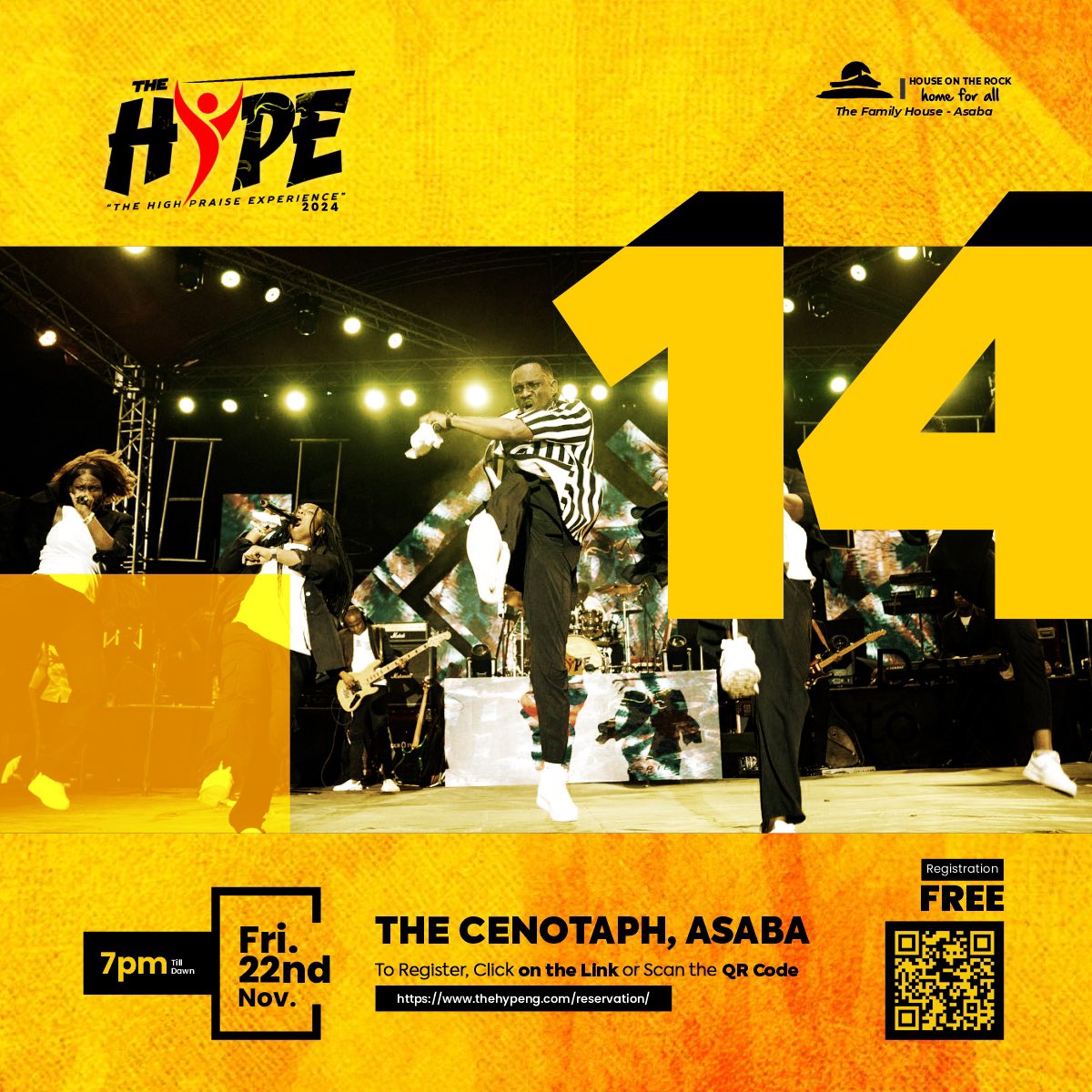 thehypeng_'s tweet photo. TWO WEEKS TO GO! 💃🕺

Get ready for an unforgettable night of powerful praise and worship at The Hype 2024! Mark your calendar and spread the word; you don’t want to miss this amazing experience in Asaba on November 22nd!

#14DaysToGo 
#TheHype24 https://t.co/dxLROgRCZz