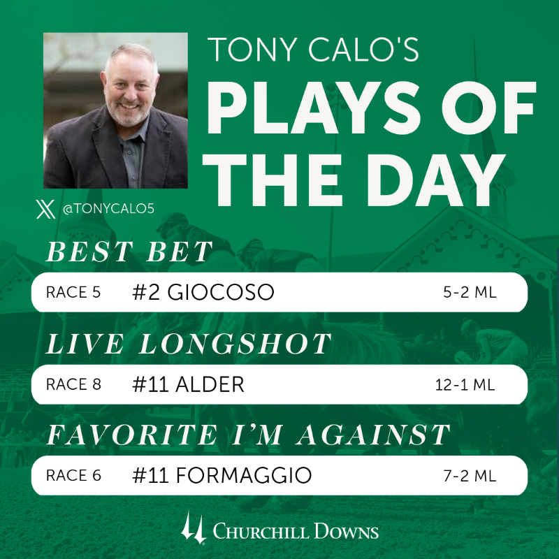 ChurchillDowns's tweet photo. Plays of the Day from @JoeyDaKRacing, @TrustYourLuck, &amp; @TonyCalo5! 🏇

Bet with Twinspires! 💰