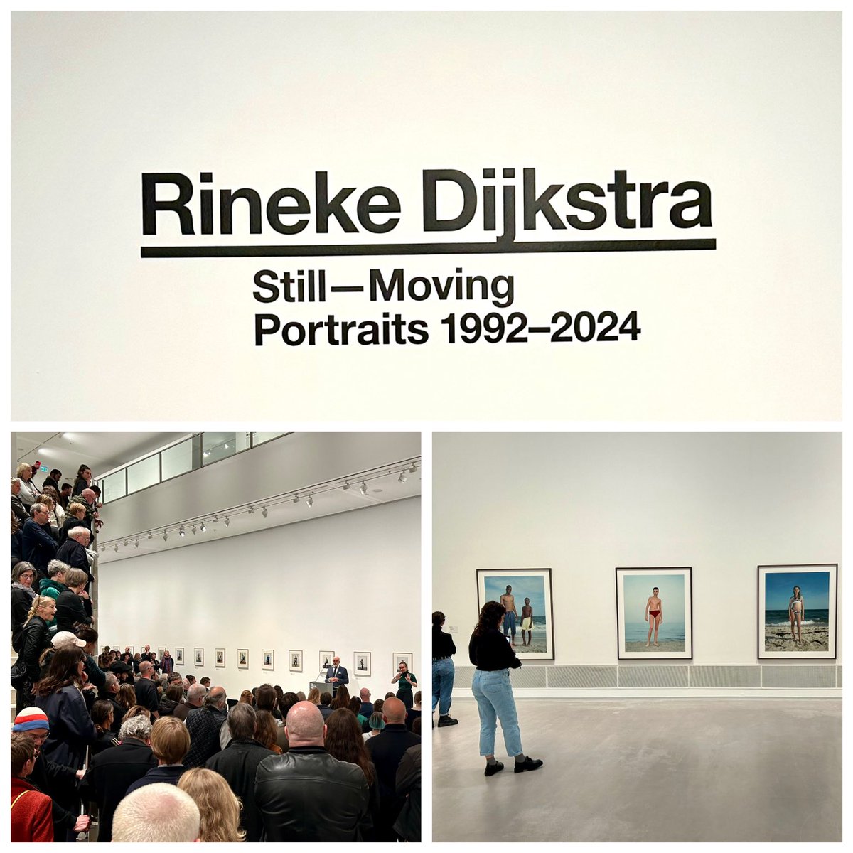 Konst_Jan's tweet photo. Gisteravond in de BERLINISCHE GALERIE. 😀😀😀 Opening van de overzichtstentoonstelling van de portretten van de onvolprezen RINEKE DIJKSTRA. Een absolute aanrader! En een prachtig museum met een uitzonderlijke vaste collectie. https://t.co/u3YM4g1Y3C