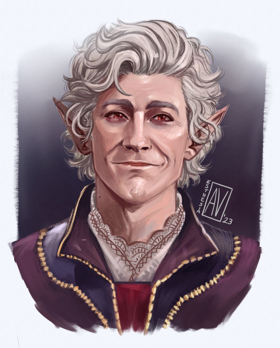 While work—and wanting to avoid Dragon Age: The Veilguard spoilers—has kept me away from social media and limited my free time for creating new art, I realized I never posted this drawing of Astarion here!
#BG3 #bg3fanart #Astarion