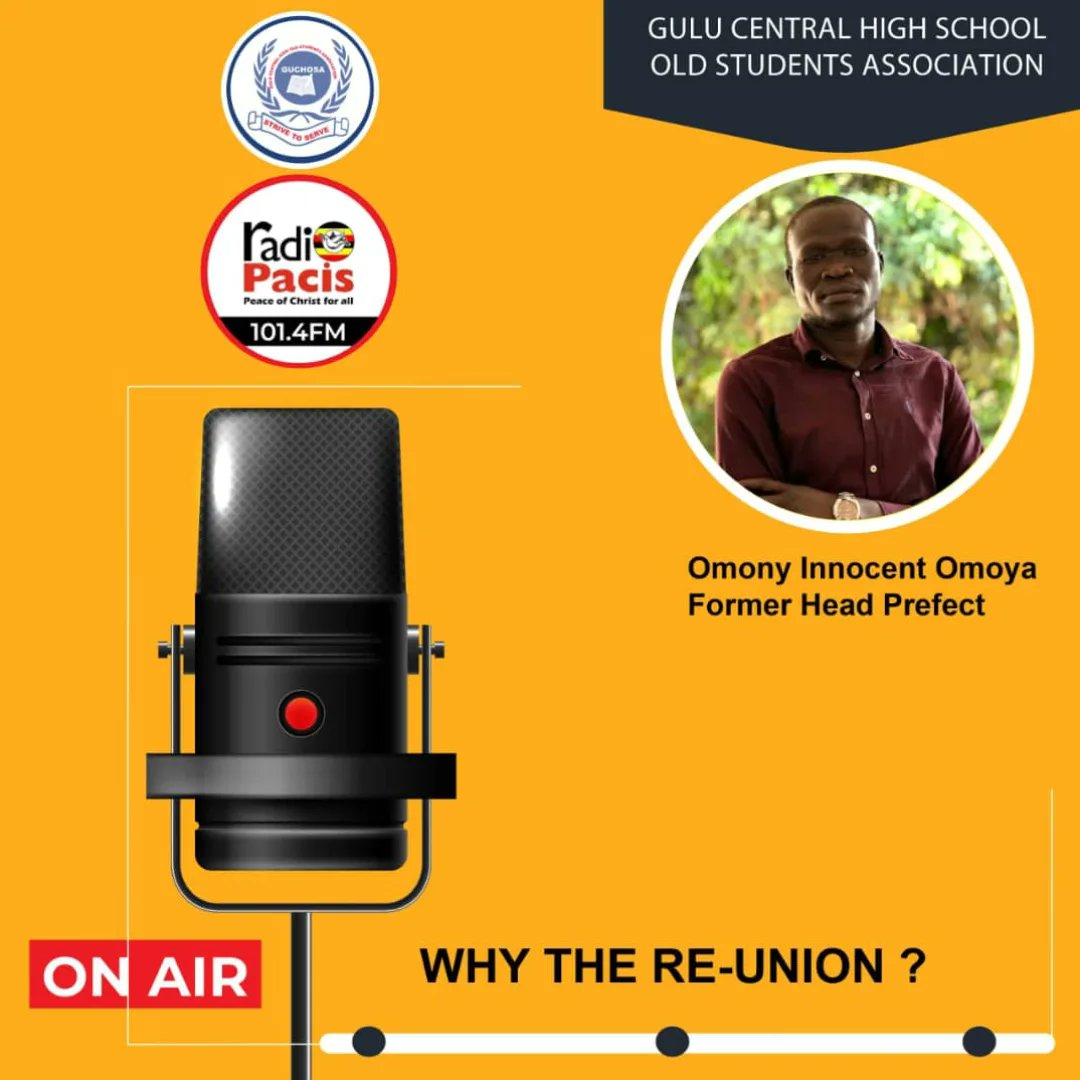 RadioPacisGulu's tweet photo. #HappeningNow
GUCHOSA Reunion awareness talkshow
#CaptivationZone
#PeaceOfChristForAll
Online.
https://t.co/R0TfC6zNzi
Or https://t.co/bqrdeCaGLY https://t.co/SJsgs537Hn