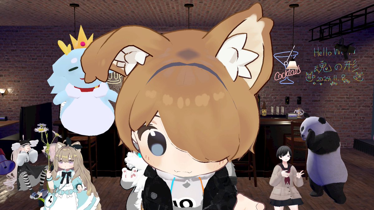 haSbiroco610's tweet photo. 今週のハロワ。
おつかれさまでした~~~~(*'▽')
#HelloWorld_VRC
#ハロカフェバー https://t.co/1vwCpuE3Kb