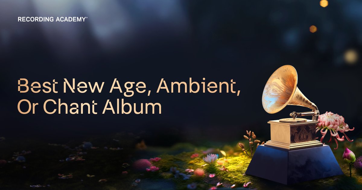 Congratulations 67th #GRAMMYs Best New Age, Ambient, or Chant Album nominees: <a href="/rickykej/">Ricky Kej</a>; <a href="/wouterkellerman/">Wouter Kellerman</a>, @erucellogirl &amp; <a href="/chandrikatandon/">Chandrika Tandon</a>; Chris Redding; <a href="/ryuichisakamoto/">ryuichi sakamoto</a>; @shankaranoushka; and <a href="/radhikavekaria/">Radhika Vekaria</a>. Watch live: grm.my/3Uzla8g