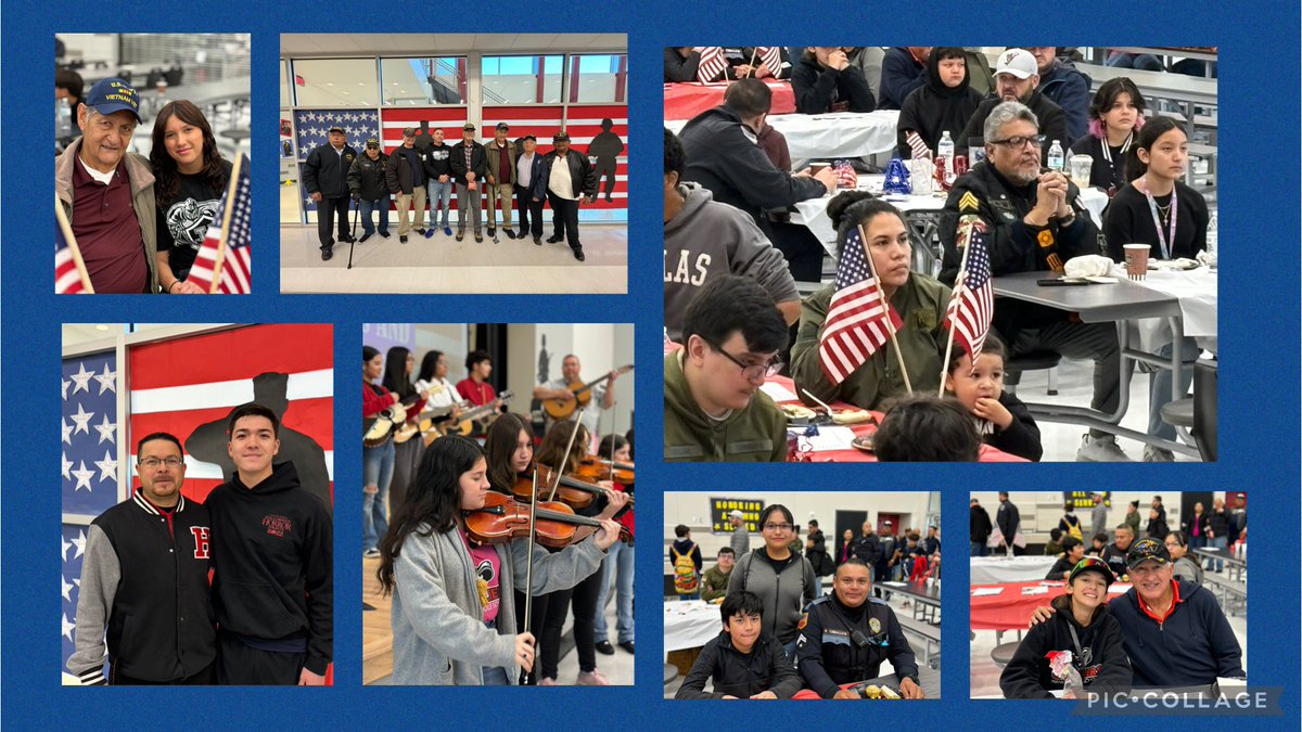 JLucero_HMS's tweet photo. Such an honor to have our students, staff and community’s Veteran’s at our campus to thank them for their service. Great job by our STUCO, NJHS, CIS and everyone else involved putting on a great event! 🇺🇸#CAVSNeverSurrender @HANKSMSYISD https://t.co/rD4Hwupg2x