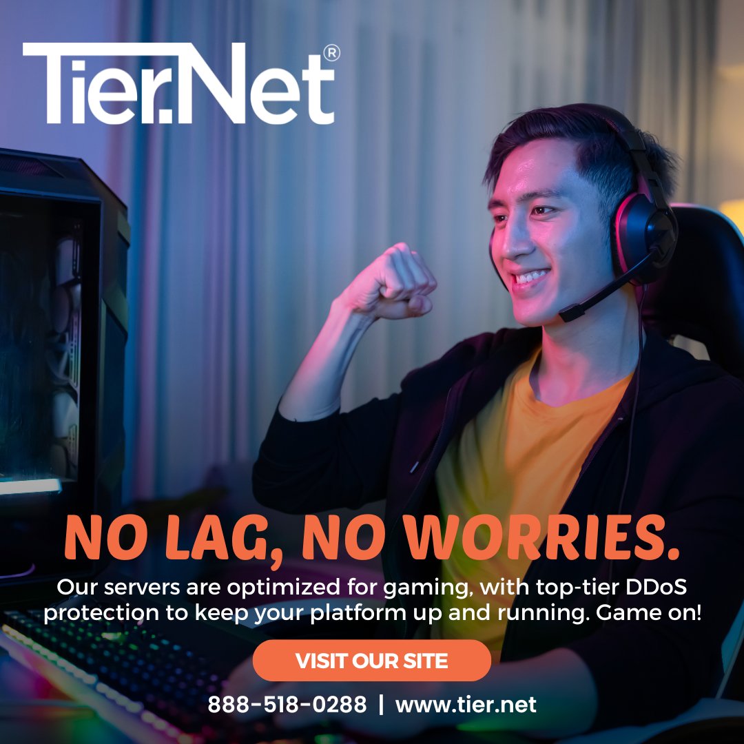 TierNetLLC's tweet image. 🎮 Laggy gameplay ruins the fun. Our servers are built for speed and protected against attacks. Looking to level up your gaming platform? Let&apos;s talk about our optimized hosting solutions. 🏎️

#tiernet #dedicatedservers #gameservers #reliable #securenetwork