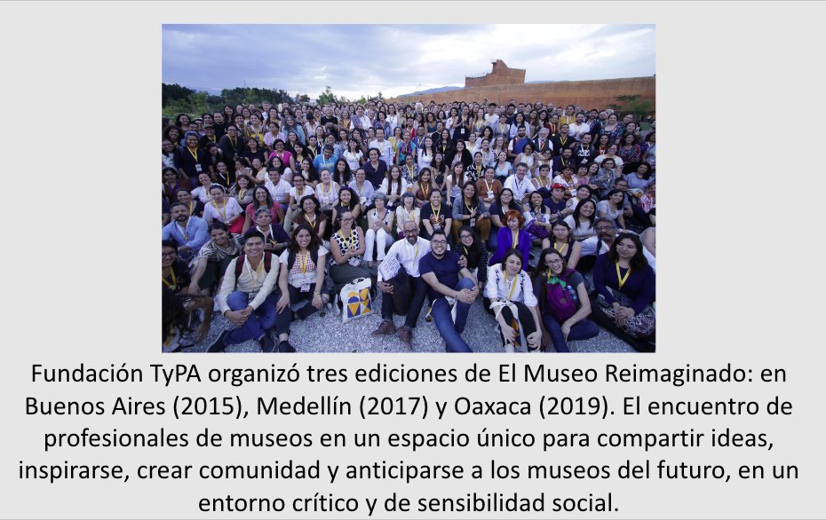 ¡Cumplimos 20 años y lo celebramos! Compartimos algunos de los mensajes que escribieron distintos profesionales sobre el papel de TyPA en el campo cultural. Compartimos, también, algunas imágenes que nos permiten contar parte de nuestra historia.