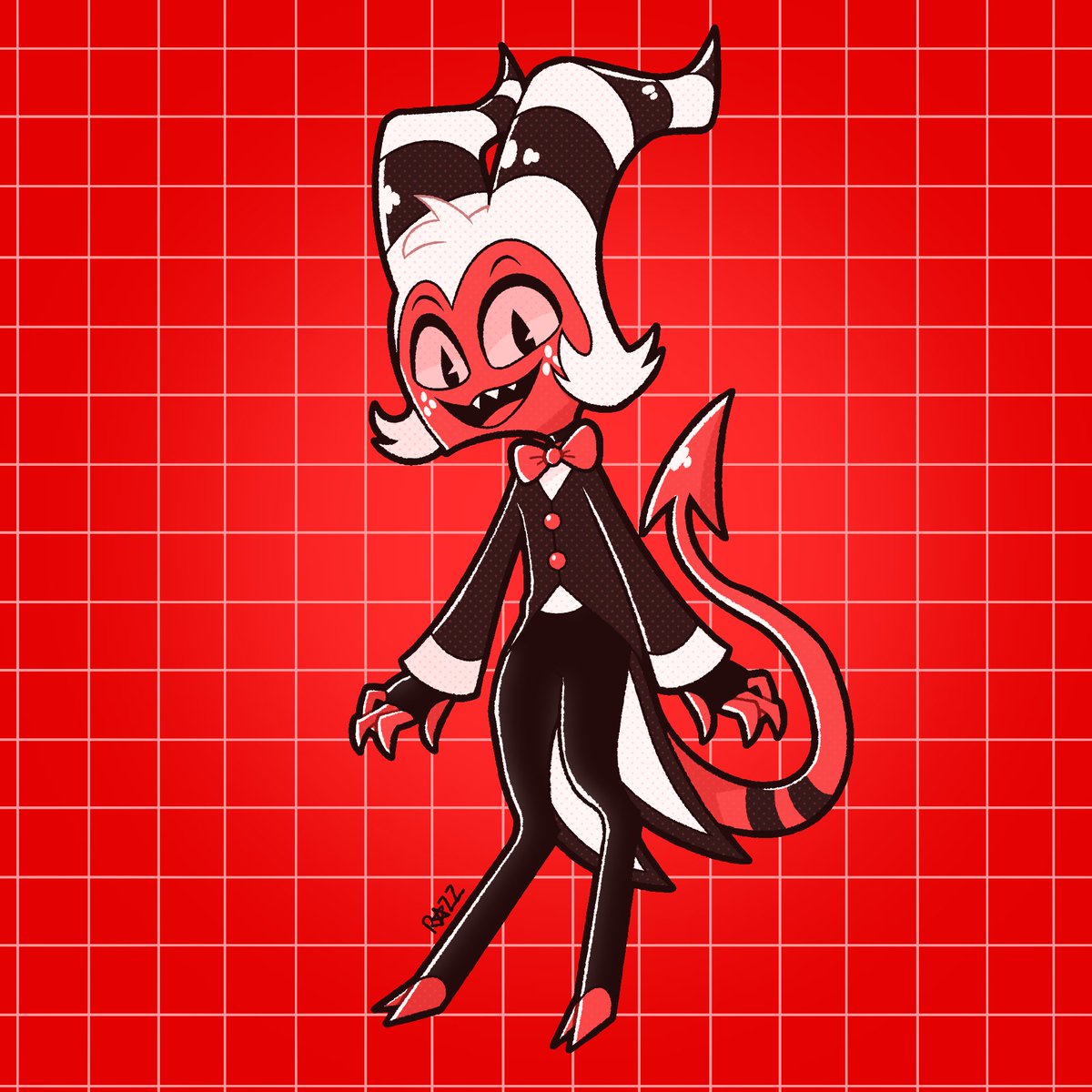 razzbexxa's tweet photo. Huevember 3/10: Moxxie ❤️📋

#huevember #HelluvaBoss https://t.co/ahykgAx0VF