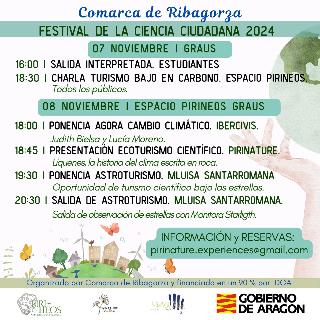 I Festival de Ciencia Ciudadana de Ribagorza. Comienzan  Lucía Moreno y Judith Bielsa de @ibercivis hablándonos de sus proyectos de #cienciaciudadana. <a href="/CCyEAAragon/">Cambio Climático Aragón</a>