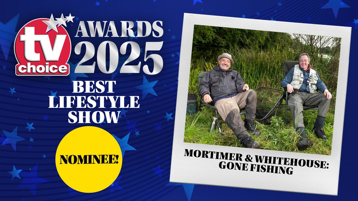 TV Choice (@tvchoice) on Twitter photo If Mortimer & Whitehouse: Gone Fishing has made you laugh, relax, or dream of your own fishing trip, vote for them as #BestLifestyleShow in the 2025 #TVChoiceAwards! 🐟💫 <a href="/RealBobMortimer/">bob mortimer</a> <a href="/MWGoneFishing/">Mortimer & Whitehouse: Gone Fishing</a> <a href="/optomen/">Optomen Television</a> <a href="/BBCiPlayer/">BBC iPlayer</a> #VoteNow at bit.ly/4hsjSru If Mortimer & Whitehouse: Gone Fishing has made you laugh, relax, or dream of your own fishing trip, vote for them as #BestLifestyleShow in the 2025 #TVChoiceAwards! 🐟💫 <a href="/RealBobMortimer/">bob mortimer</a> <a href="/MWGoneFishing/">Mortimer & Whitehouse: Gone Fishing</a> <a href="/optomen/">Optomen Television</a> <a href="/BBCiPlayer/">BBC iPlayer</a> #VoteNow at bit.ly/4hsjSru