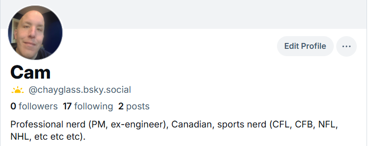 Somewhere after Grey Cup I'll shift completely. Loved this place for a long time, but...