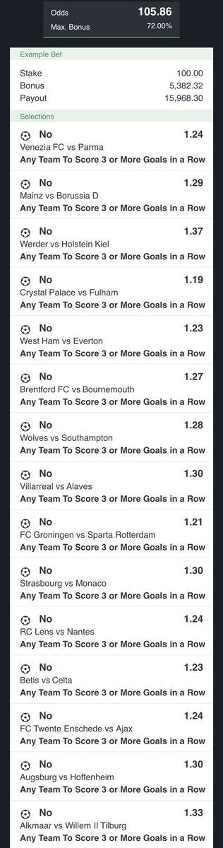 I spent over 19 hours on this slip on sportybet and I need you to call your car dealer now to put you fav down…

It’s 100 hot odds from tomorrow and we can never lose this option 

I promise to give Gh50/ 5K NGN to the first 120 reposts after win 

Check first comment for code👇🏾